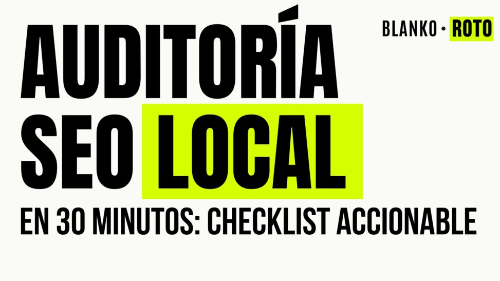 Auditoría SEO local